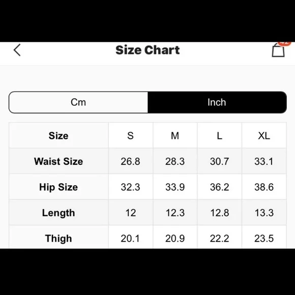 Sexy Denim skinny shorts NWT - Picture 7 of 7